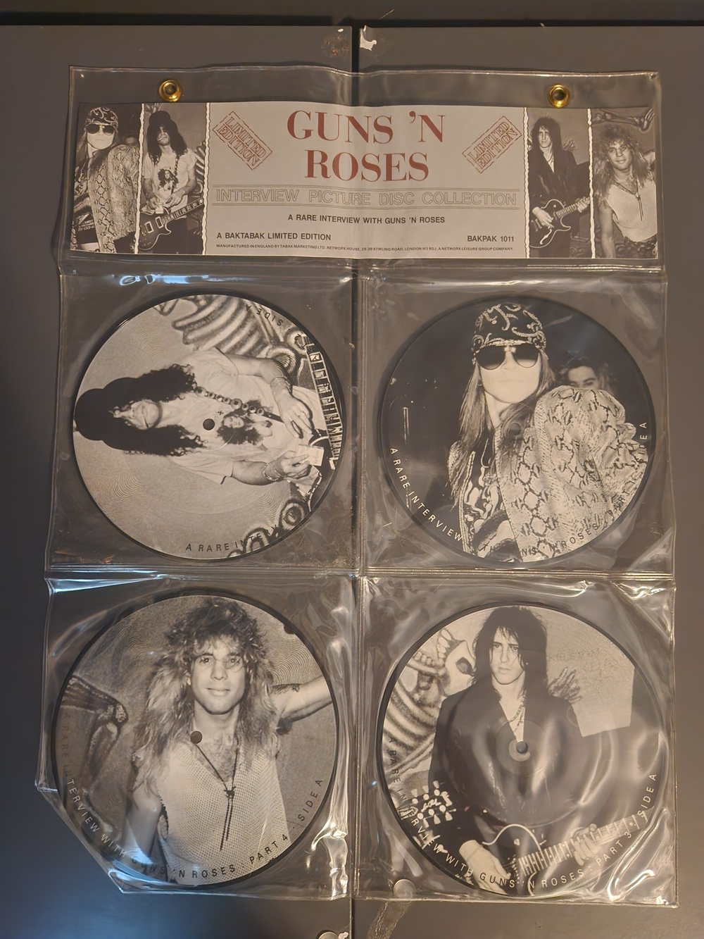Guns N' Roses Interview Picture Disc Collection - Black & White